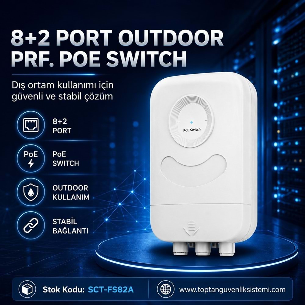 SOLIDFAST 8+2 PORT OUTDOOR PRF. POE SWITCH FS82A(A49)