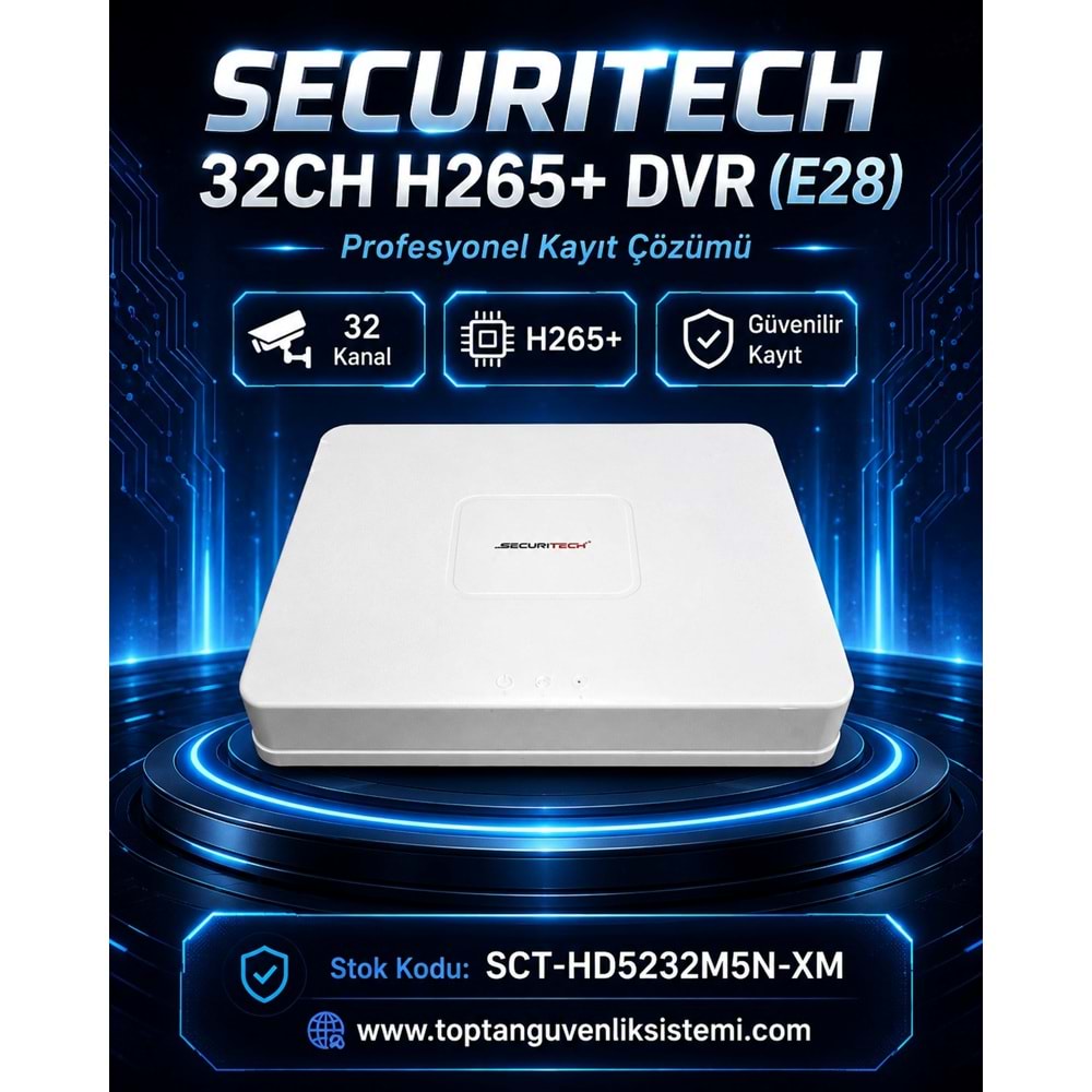 SECURITECH 32CH H265+ DVR (E28)