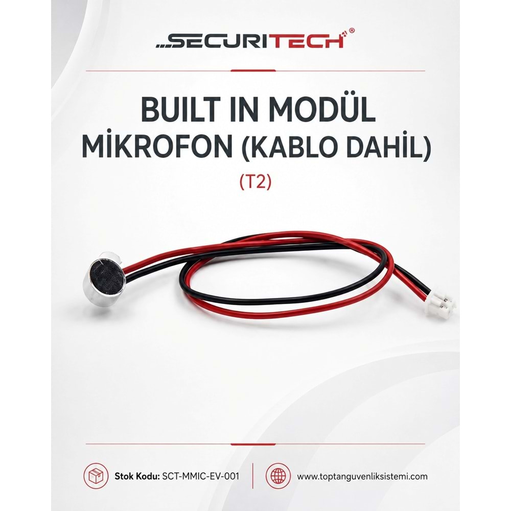 BUILT IN MODÜL MİKROFON (KABLO DAHİL) (T2)