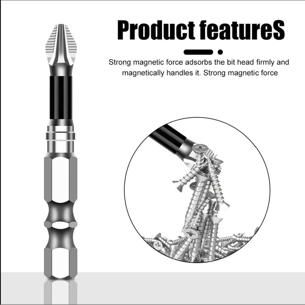 SOLIDFAST KAYDIRMAZ PH2 ÇELİK/TİTANYUM YILDIZ UÇ 50MM ANTI-SLIP BIT