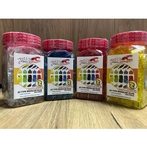 SOLIDFAST EZ TİP RJ45 CAT6 MODULER PLUG SARI (100 LÜ KUTU)