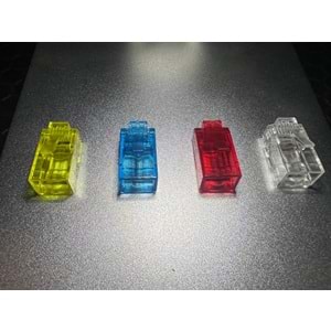 SOLIDFAST EZ TİP RJ45 CAT6 MODULER PLUG SARI (100 LÜ KUTU)