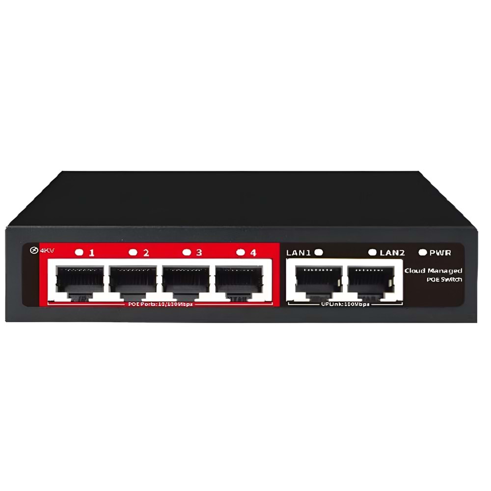SOLIDFAST 4+2 PORT BULUT YÖNETİLEBİLİR POE SWİTCH